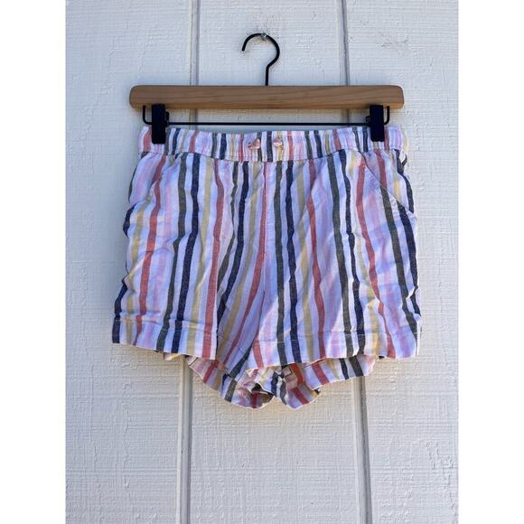 Old Navy Shorts, Relaxed Fit, Stripes, Elastic Waist, Girls XL - Picture 1 of 3